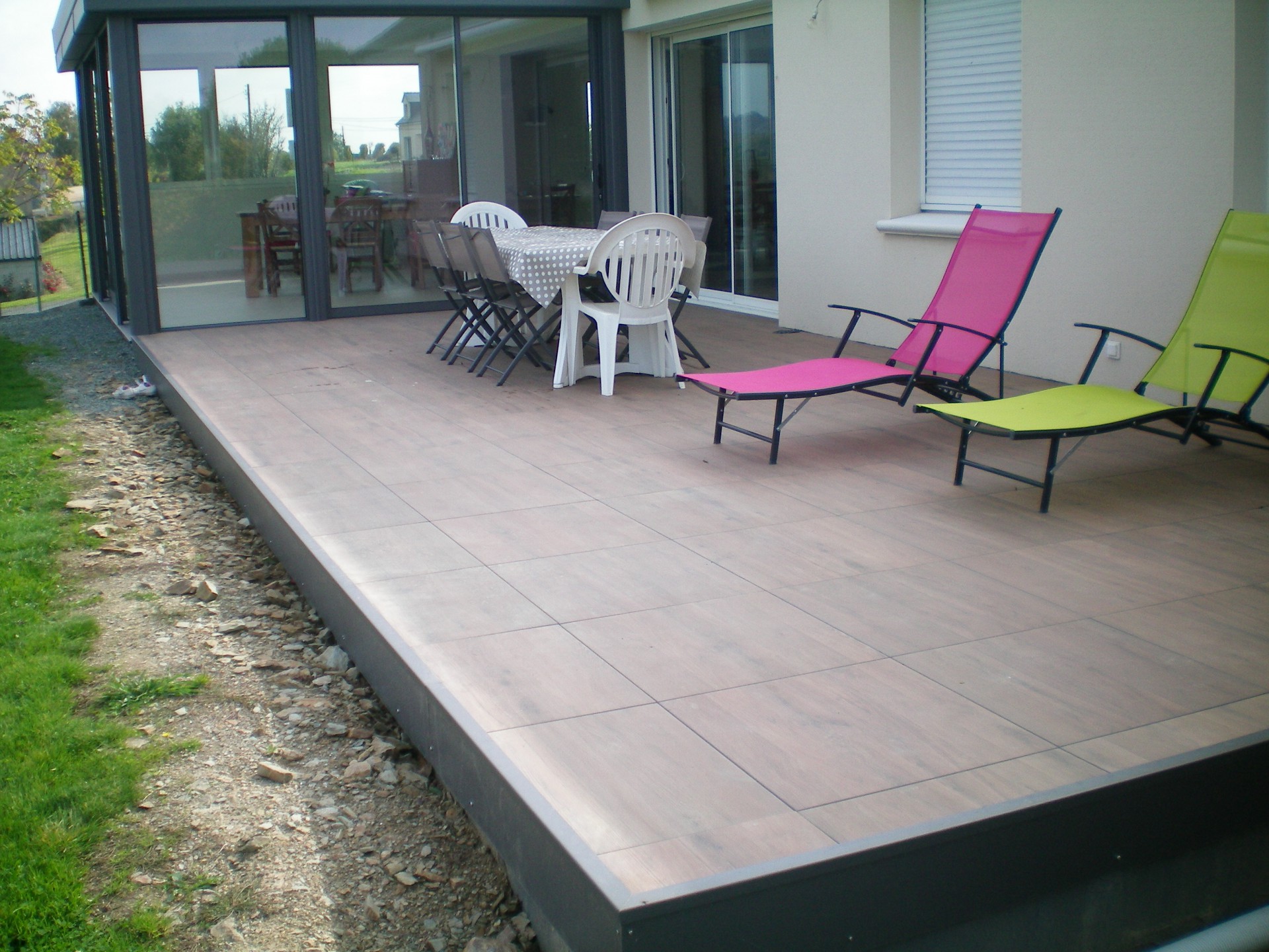 Reulier Terrasse sur Plot 1